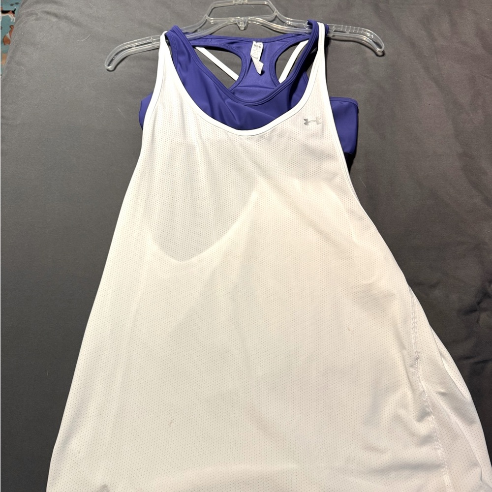 Under armour bra with tank size M